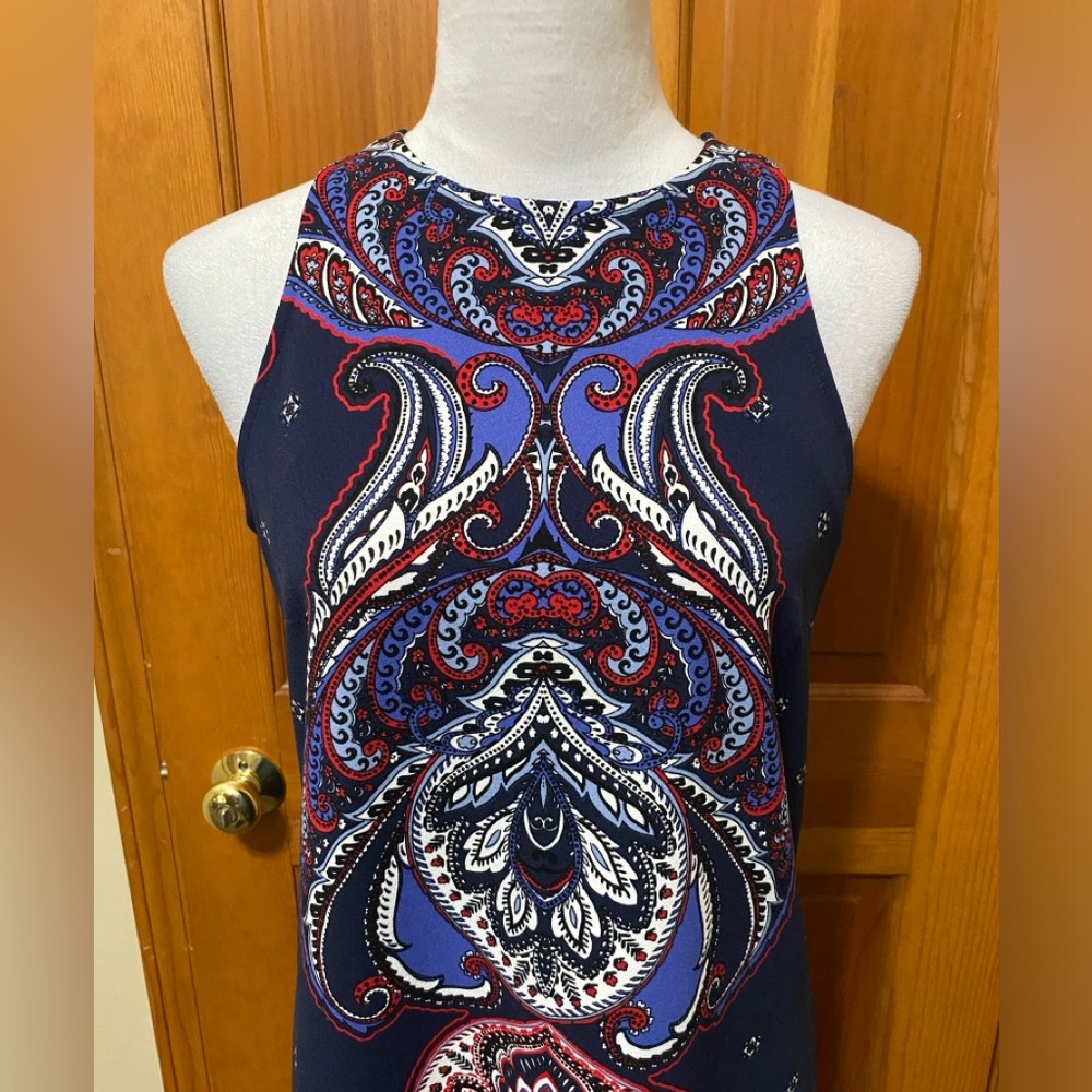 NWOT Banana Republic Paisley Print Sheath Dress - Picture 3 of 3